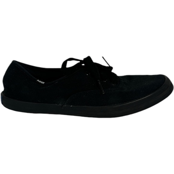 Keds‎ Champion Black Canvas Shoes Womens Size 7 Low Sneakers WF24700 Minimalist - Picture 2 of 9